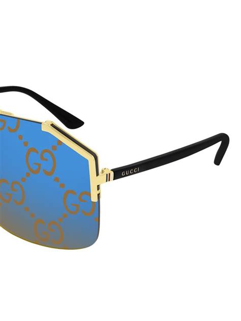 gucci printed logo glasses.